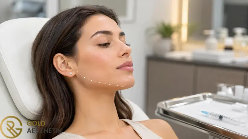 زاویه سازی فک با فیلر | Jawline برای چه صورت هایی مناسب است؟ 4 ماندگاری، عوارض و مراقبت های زاویه سازی فک با فیلر