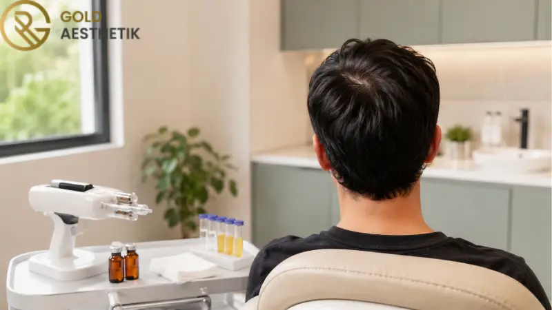 مشاوره PRP و مزوتراپی مو در Gold Aesthetik هامبورگ