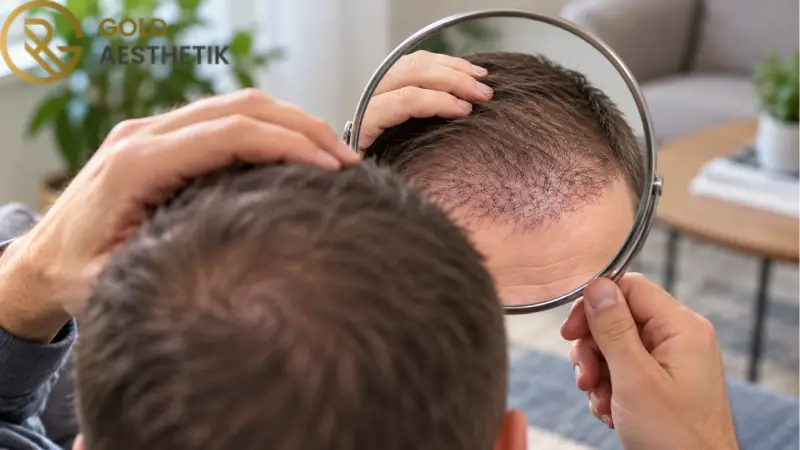 روز اول تا روز هفتم بعد از کاشت مو