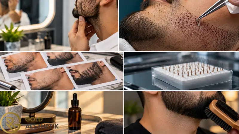 کاشت ریش برای چه کسانی مناسب است؟ | فرم دهی خط ریش و پر کردن نواحی خالی 4 پر کردن نواحی خالی گونه، چانه و خط فک با کاشت ریش